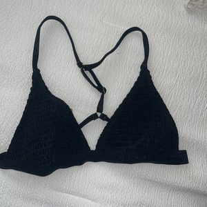black target bikini top.
